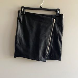 Leather skirt